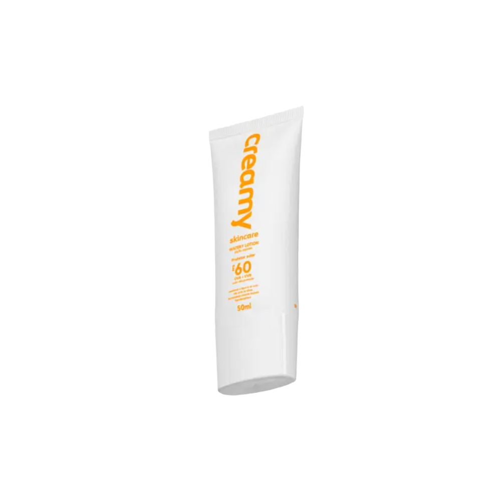 Creamy Skincare Protetor Solar 50g FPS 60 Watery Lotion